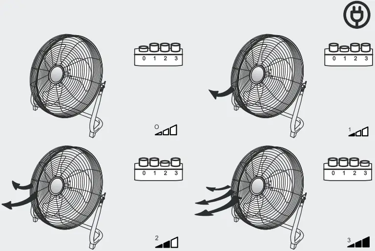 eQuation TX-16FS Floor Fan A02