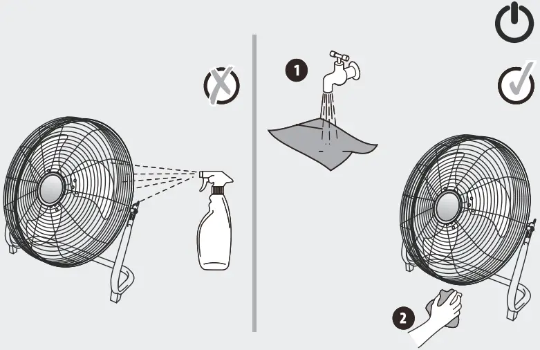 eQuation TX-16FS Floor Fan A03