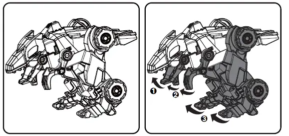 vtech 80-559200 Switch and Go Hatch and Roaaar Egg Velociraptor Racer fig 10