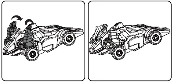 vtech 80-559200 Switch and Go Hatch and Roaaar Egg Velociraptor Racer fig 11