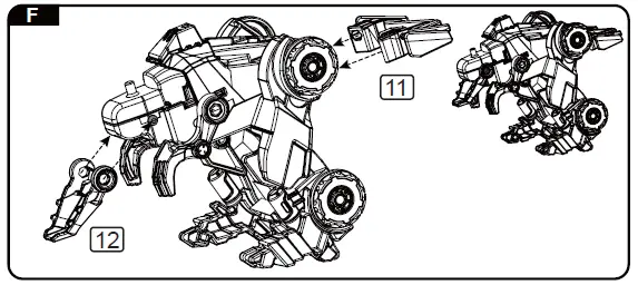 vtech 80-559200 Switch and Go Hatch and Roaaar Egg Velociraptor Racer fig 8