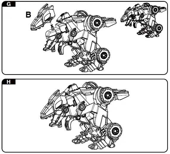 vtech 80-559200 Switch and Go Hatch and Roaaar Egg Velociraptor Racer fig 9