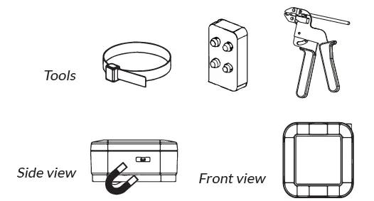 WATTECO Clos’O 50-70-108 CLOS’O LoRaWAN Gateway Sensor 1