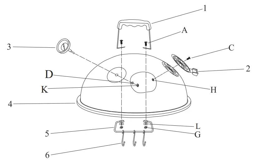 MUSTANG 324305 Pispala Charcoal Smoker - Fig 2