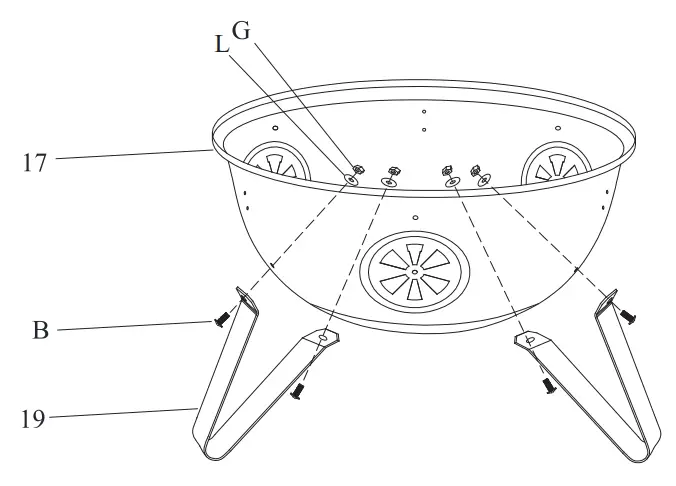 MUSTANG 324305 Pispala Charcoal Smoker - Fig 3