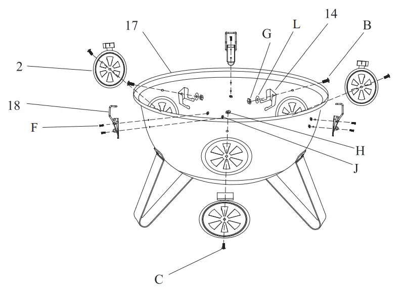 MUSTANG 324305 Pispala Charcoal Smoker - Fig 5