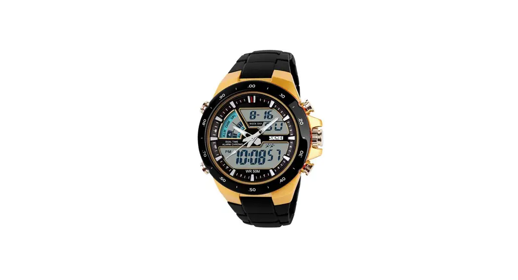 Skmei 1016 Men's Waterproof Running Dual Quartz Watch Instruction Manual
