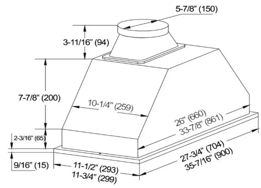 NAUXUS NX HOOD 30 Ultra Quiet Powerful Vent Hood-fig10