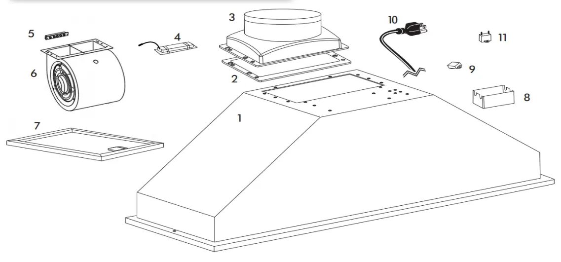 NAUXUS NX HOOD 30 Ultra Quiet Powerful Vent Hood-fig9