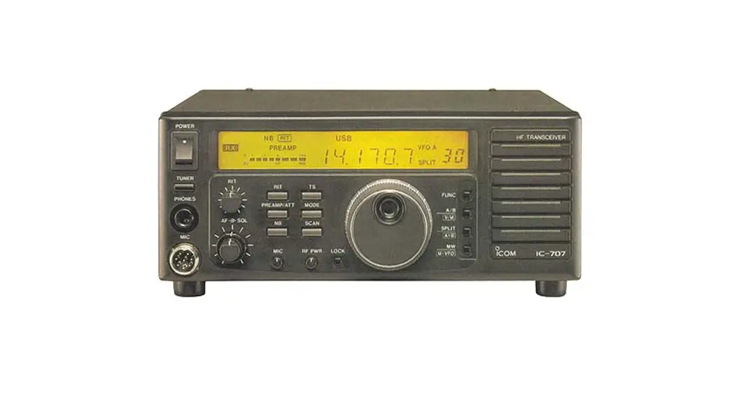 Icom Ic-707 Hf All Band Transceiver Owner's Manual