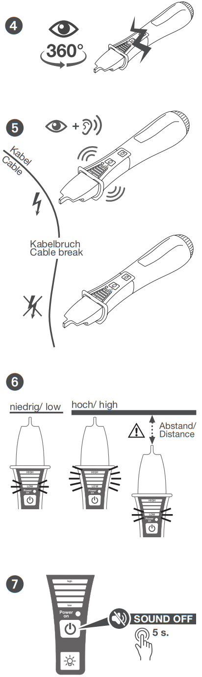 wiha 12 1000V Voltage Detector - fig 1