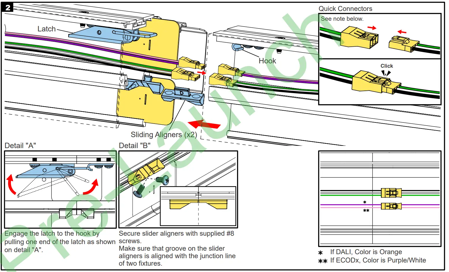 Installation Instructions - Direct Wall S2PWD/S4PWD