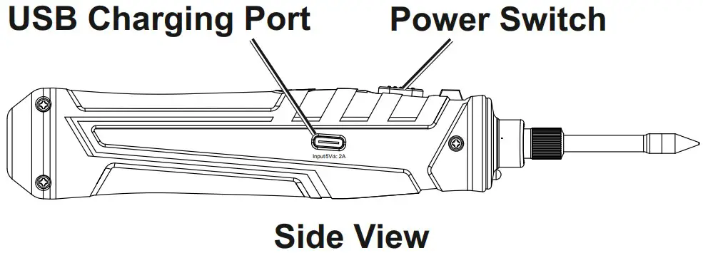 Schneider 58742 4V Cordless Soldering Pen - Charging 2