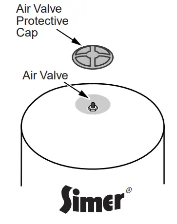Simer HT7 Steel Pre Charged Pressure Tank - FIG
