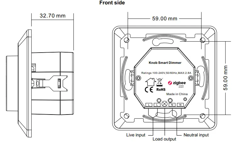 ZigBee Knob Smart Dimmer - figure 1