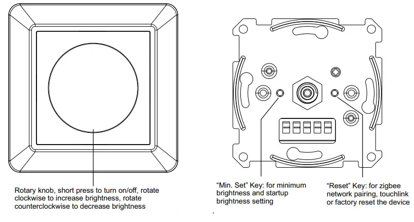 ZigBee Knob Smart Dimmer