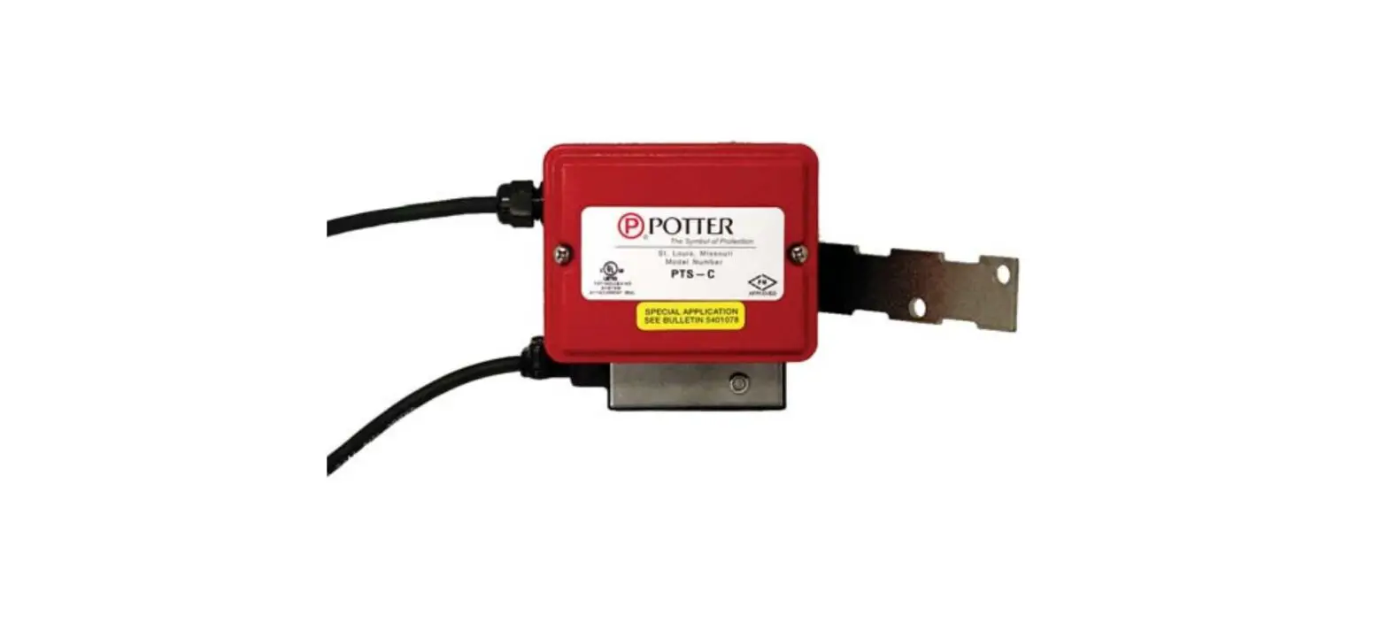 Potter Pts-c Plug Type Supervisory Switch Owner's Manual