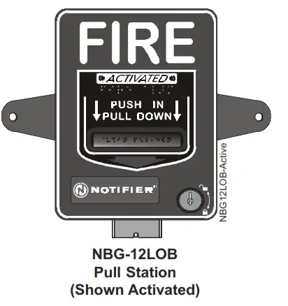 NOTIFIER NBG-12LOB Manual Pull Station - door2