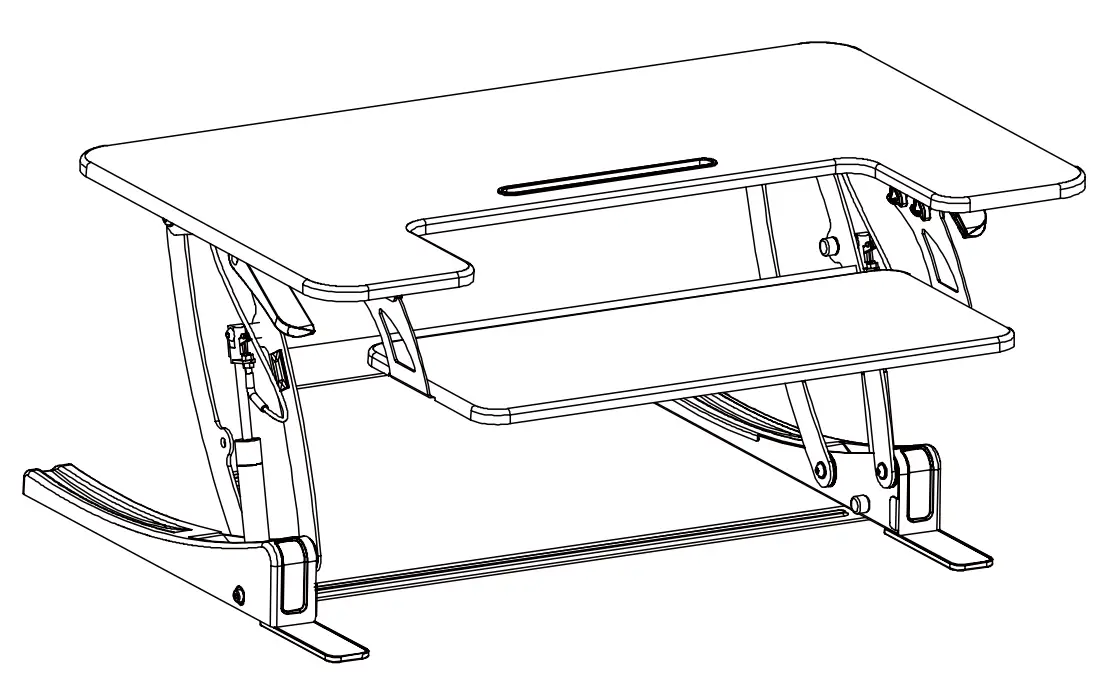 VIVO DESK-V000VL-D-N-O-W Desk Riser