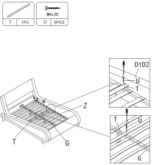 JAXPETY-HG61M0967-Full-Size-Black-Leather-Bed-Frame-and-Curved-Headboard-15