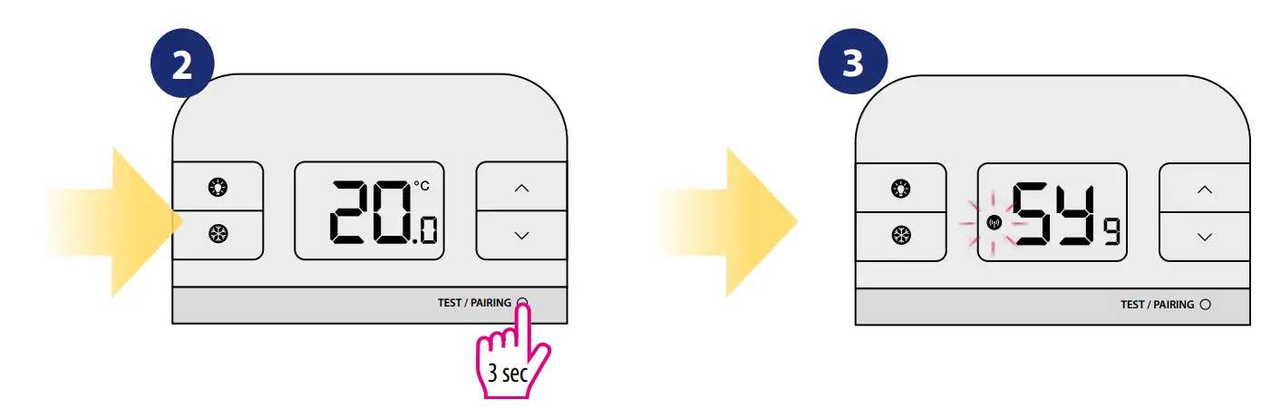 RT310TX thermostat pairing with few other receivers