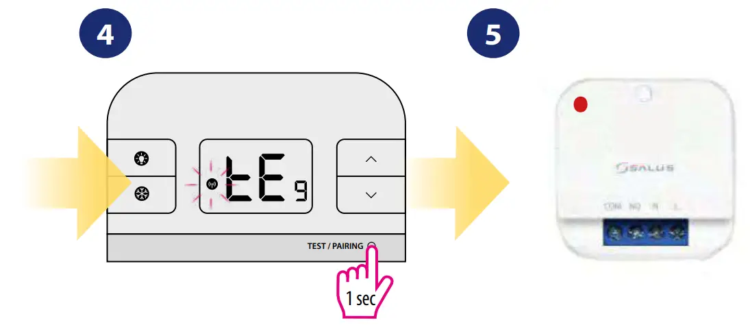 Test the pairing process