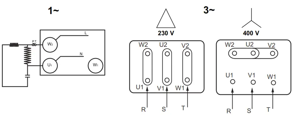 saci pumps OPTIMA Swimming Pool Pump and Filter - ELECTRICAL CONNECTION