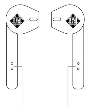 TELEFUNKEN TWS Earbuds True Wireless Style TF-1003B - Description 2