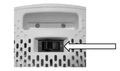 anko Mini Dehumidifier EPI608J - To turn the unit off, switch the On Off switch to the “O” off position