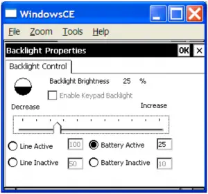 WindowsCE-interface