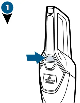 Bissell 2133 Series Bolt Lithium Max Pet Cordless Hand - Emptying the Dirt Tank