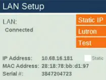 FX Luminaire 300 Watt Luxor ZDC Controller - . LAN Connection 2