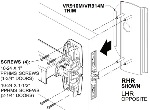 ALLEGION IVES Vandal Resistant Trim Installation - fig1