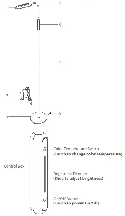 Govee H6071 LED Floor Lamp-Glance