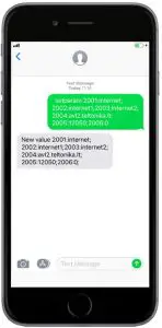 Quick SMS configuration