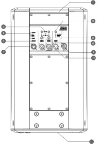 AUDAC VEXO110A 10 Inch High Performance 2 Way Active Loudspeaker- Overview