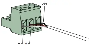 AUDAC VEXO110A 10 Inch High Performance 2 Way Active Loudspeaker- Terminal block 1