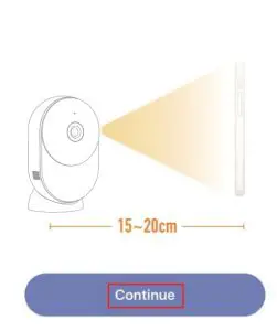 Arenti Mini 18S IP Camera - scan with the camera