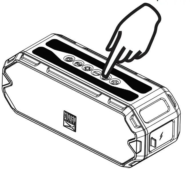 ALTECH IMW1200 HydraJolt Everythingproof Wireless Speaker - Light Change 1
