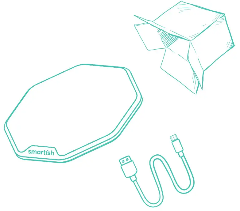 smartish CIBLACK Wireless Charger Pad - Charge Isiand