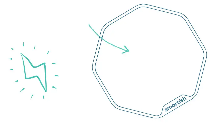 smartish CIBLACK Wireless Charger Pad - Put phone