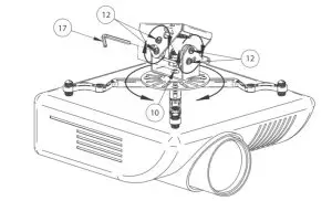 BTECH BT899 Projector Ceiling Mount with Micro Adjustment - figure 11