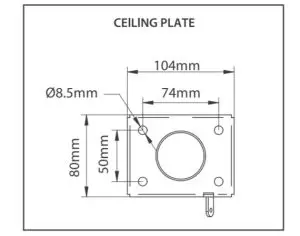 BTECH BT899 Projector Ceiling Mount with Micro Adjustment - figure 17
