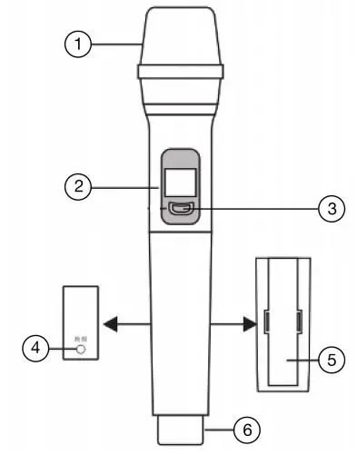 American Audio APX12 GO BT - Wireless Microphone