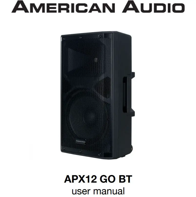 American Audio APX12 GO BT