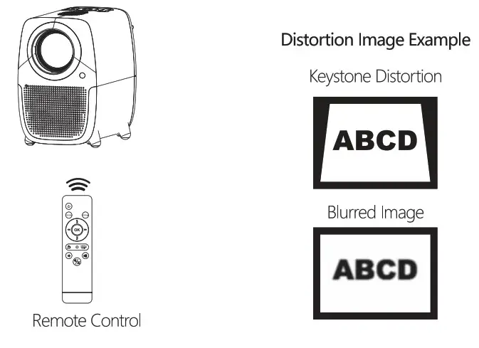 WayGoal X5M WiFi Movie Video Outdoor Projector- Keystone