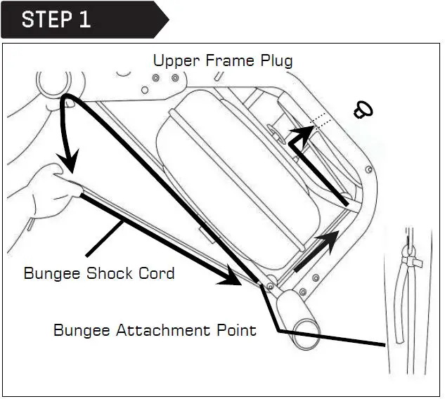 Removing the Bungee Shock Cord 1