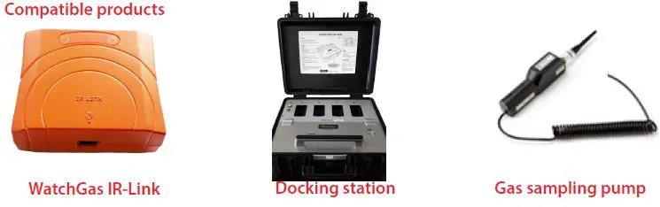 WatchGas QGM Portable Multi-Gas Detector Monitor FIG21