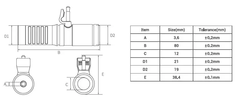 Godox VD-Mic Compact Directional Microphone with 3.5mm TTRS Connector FIG 3