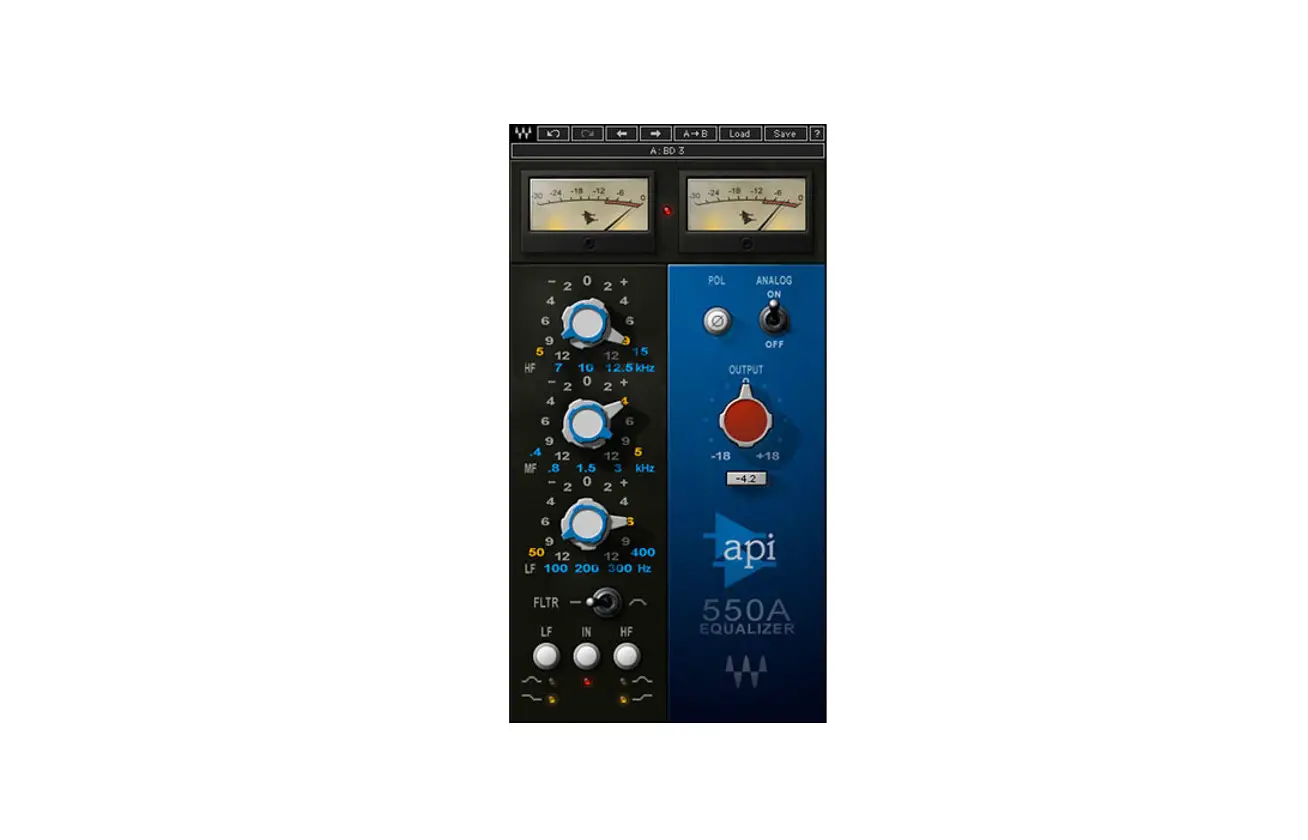 Waves Api 550 3 Band Eq Native User Manual